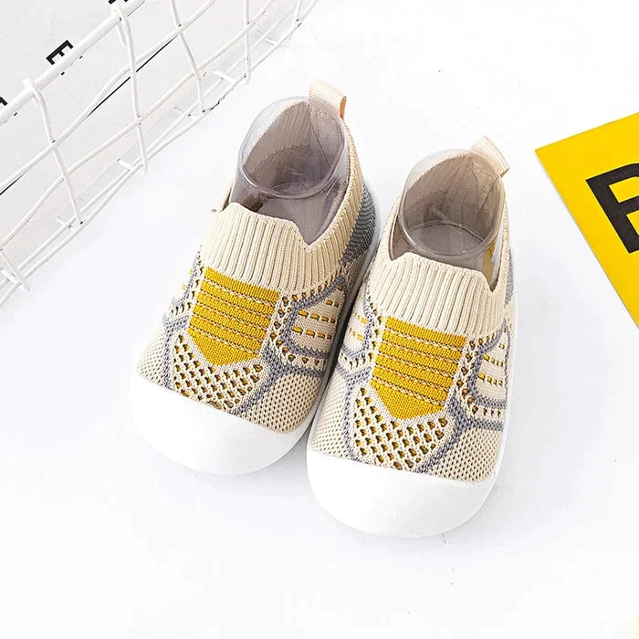 Antislip babyslofjes met zachte zool babyschoentjes sokjes loopsteun grip voor baby's peuters 6-36 maanden | Sulvida