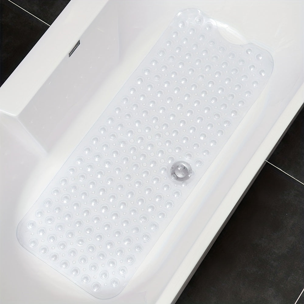 Badmat Antislip Extra Lang 101×40 cm met Zuignappen voor Bad en Douche Veilig Hygiënisch Badkameraccessoire | Sulvida