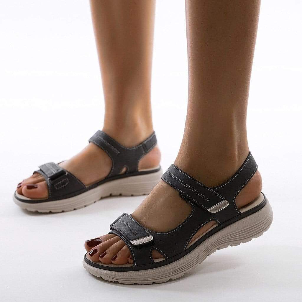 Dames Sandalen met Verstelbare Bandjes Comfortabel Zomer Schoeisel Orthopedische Zool Wandelschoenen | Sulvida