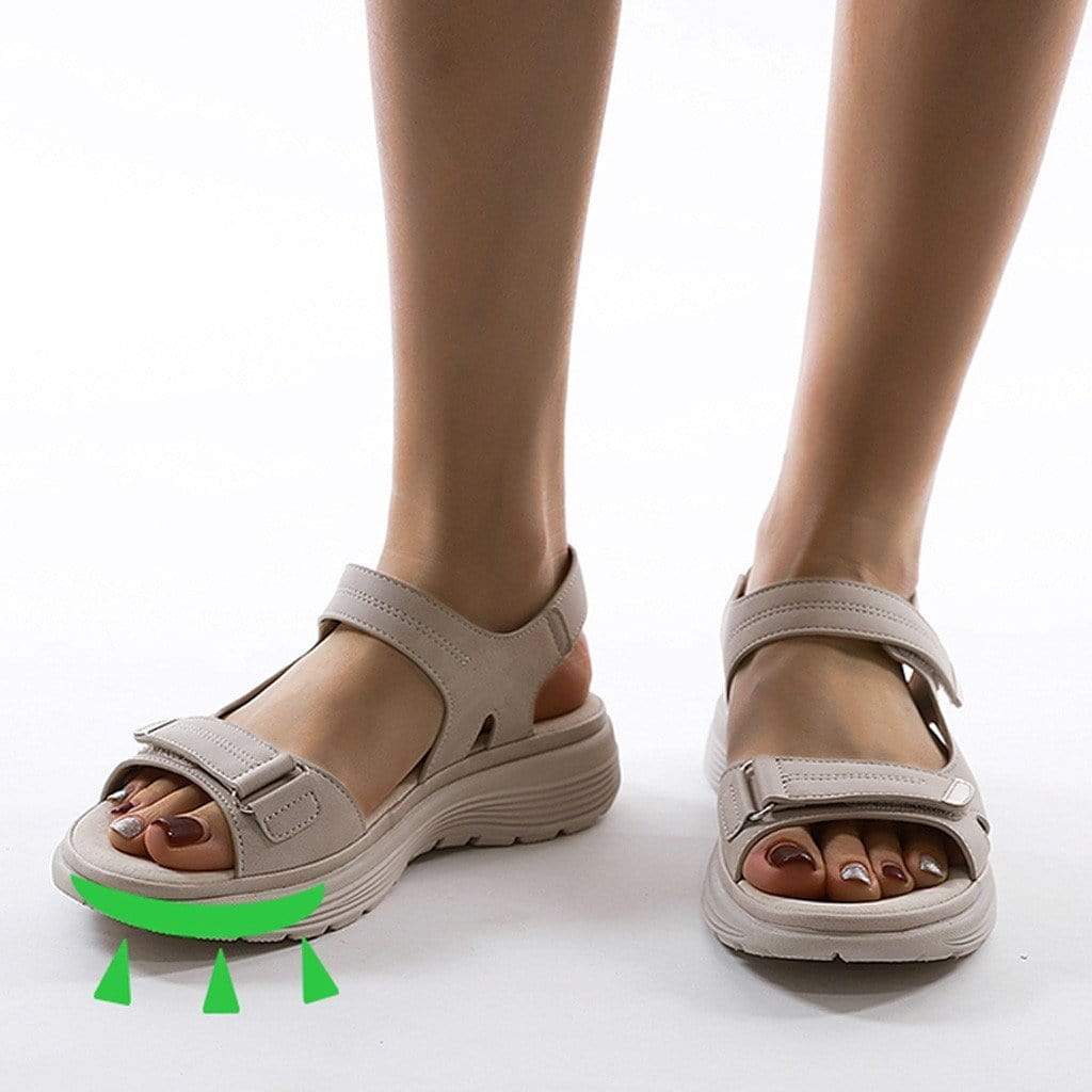 Dames Sandalen met Verstelbare Bandjes Comfortabel Zomer Schoeisel Orthopedische Zool Wandelschoenen | Sulvida