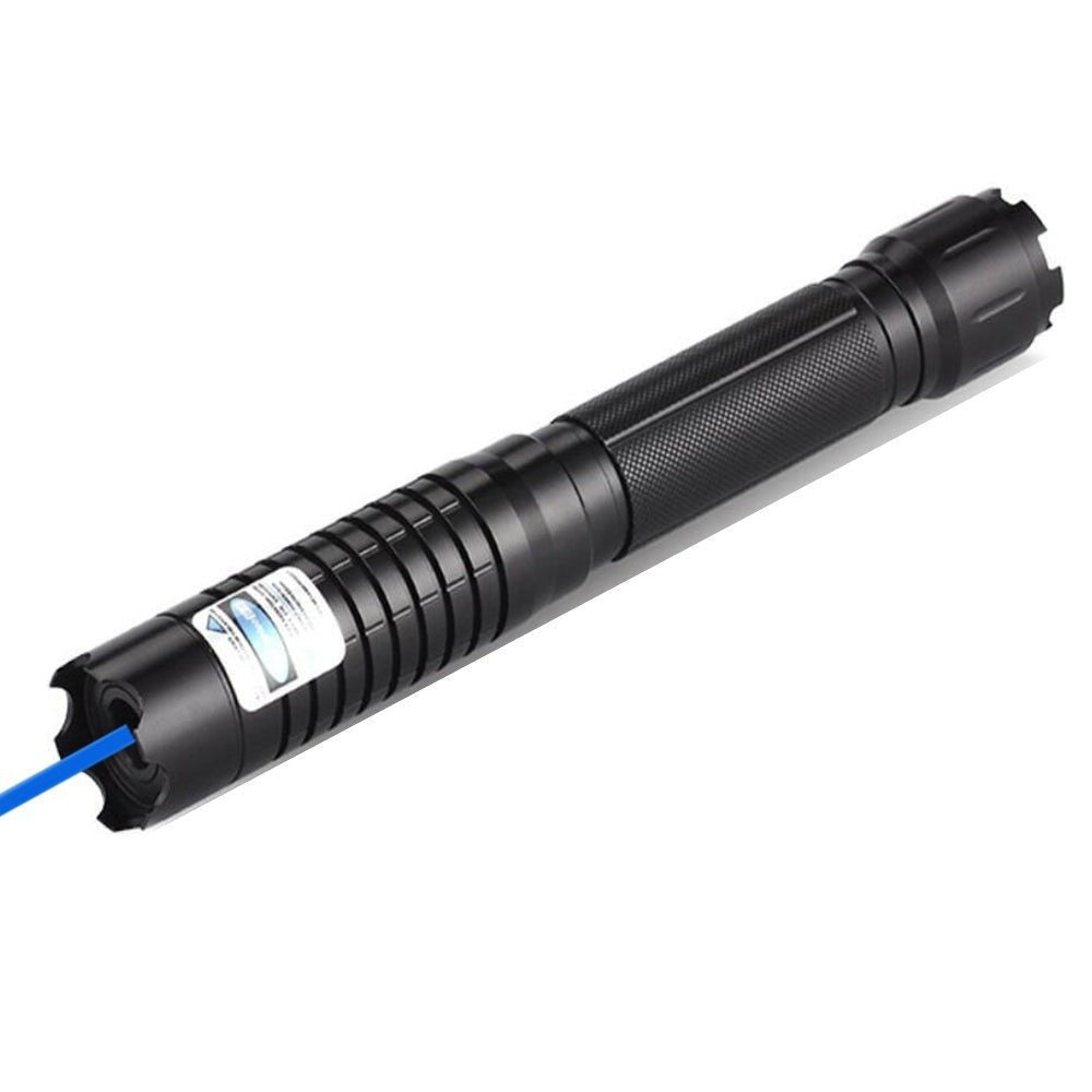 Hoogvermogen Laserlampe Blauw 450nm Aluminium Zaklamp Outdoor Survival Kamperen Noodverlichting 5000m+ Bereik | Sulvida