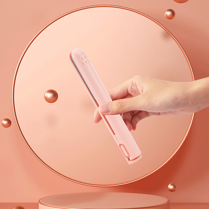 Mini stylingtang voor krullen en steil haar met keramische coating compact reisstyler ideaal voor onderweg | Sulvida