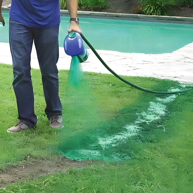 Vloeibaar Graszaad Sproei-Systeem Tuinherstel Slangsproeier Kale Plekken 100m² Dekking Gazonherstel Gazon | Sulvida