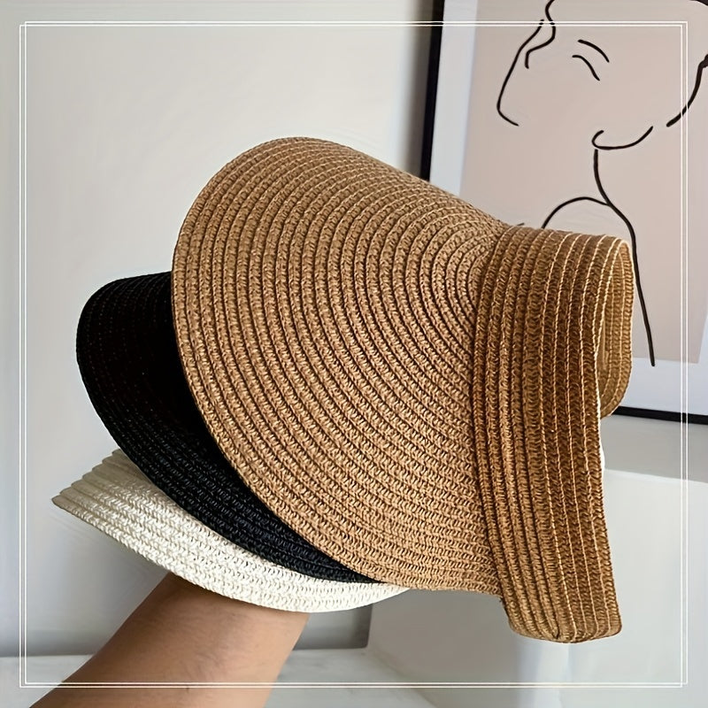 Opvouwbare Zonneklep met Brede Rand voor Dames UV-Bescherming Strandhoeden Vakantie Outdoor Zomer Accessoire | Sulvida