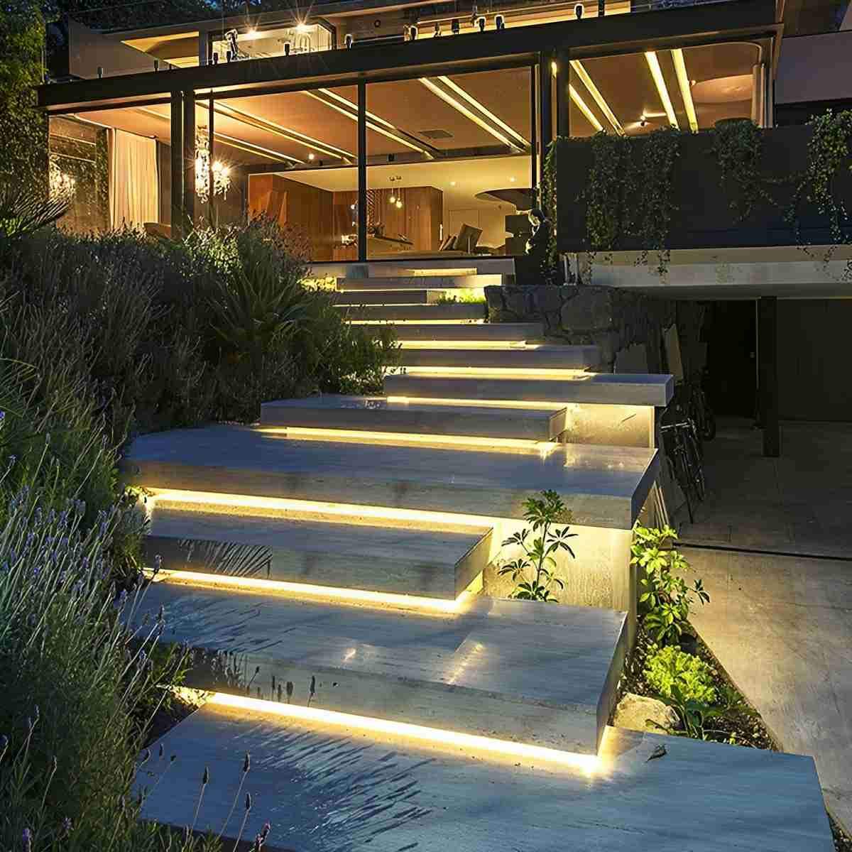 Waterdichte LED-strip COB 24V onderwater buitenverlichting flexibel inbouw tuinverlichting trap zwembad | Sulvida