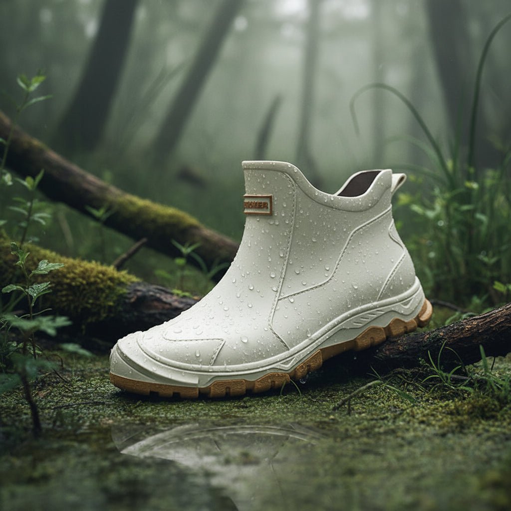 Bottes en caoutchouc d’extérieur imperméables et antidérapantes en PVC - bottes de pluie unisexes pour le jardin, la randonnée, le travail et la pêche | Sulvida