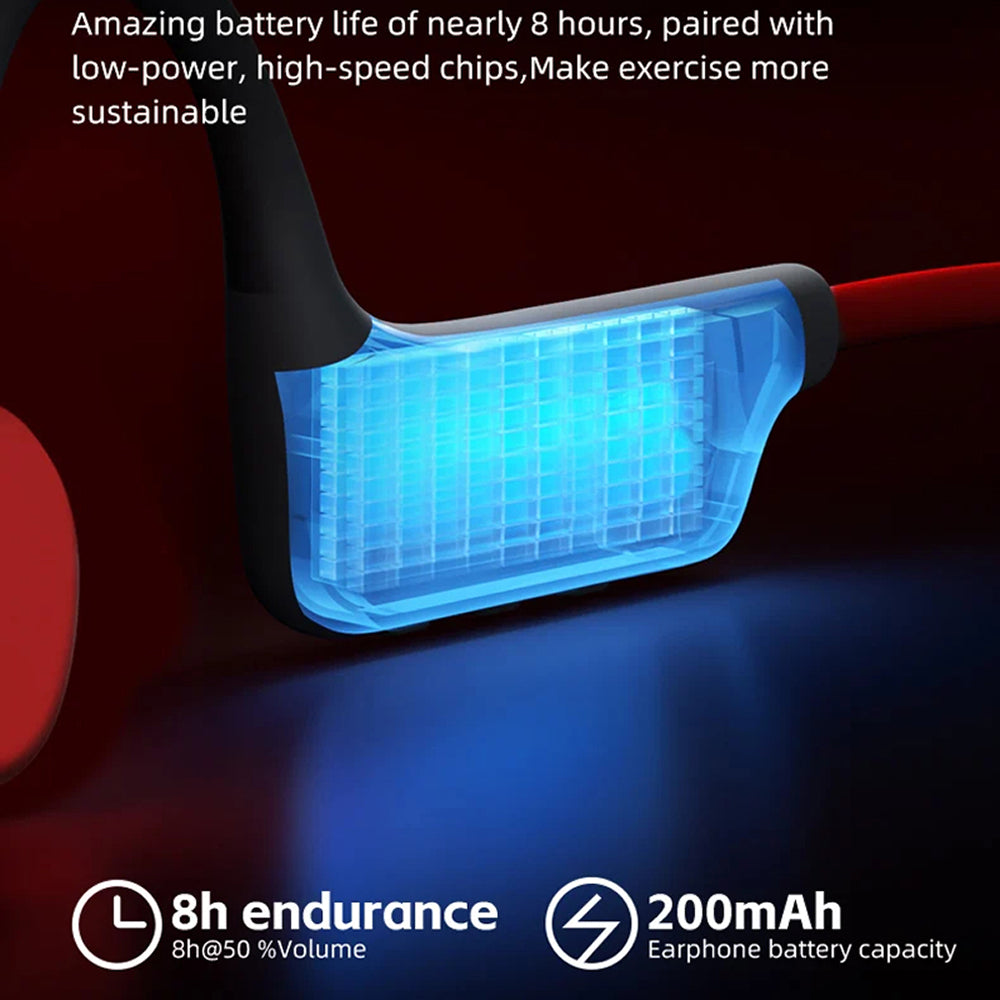 Casque de natation étanche à conduction osseuse, 32 Go, Bluetooth sans fil, MP3, pour la natation, les sports nautiques et la plongée