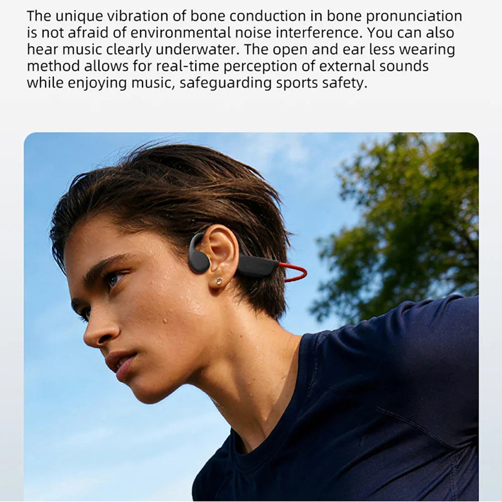 Casque de natation étanche à conduction osseuse, 32 Go, Bluetooth sans fil, MP3, pour la natation, les sports nautiques et la plongée