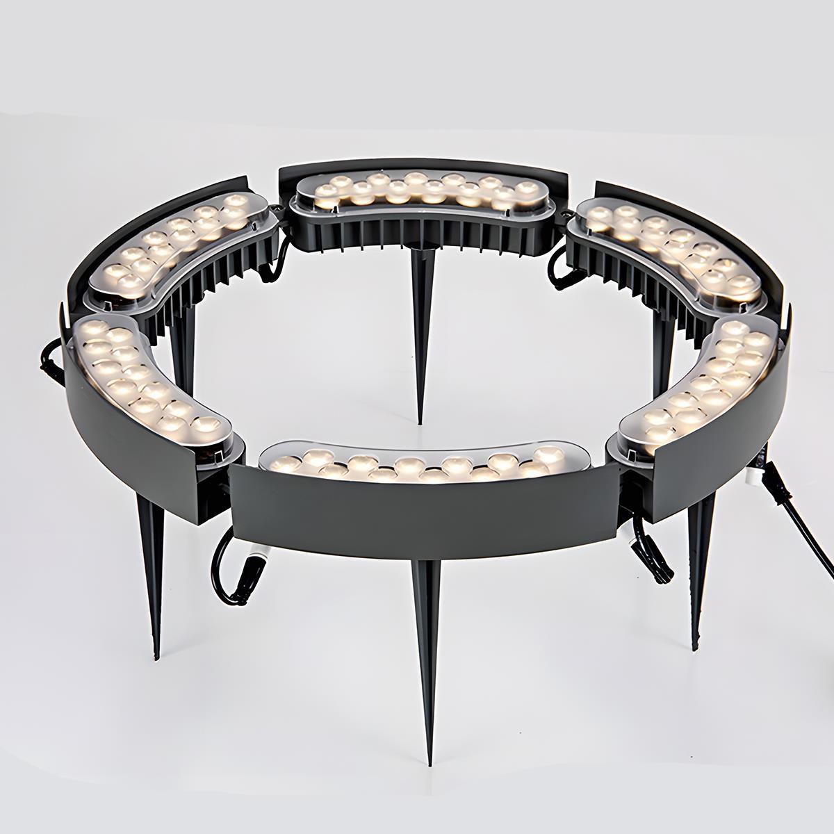 LED Spotverlichting Tuin 24V Laagspanning Boogvorm Waterdicht IP65 Grondspot Set voor Bomen en Planten | Sulvida