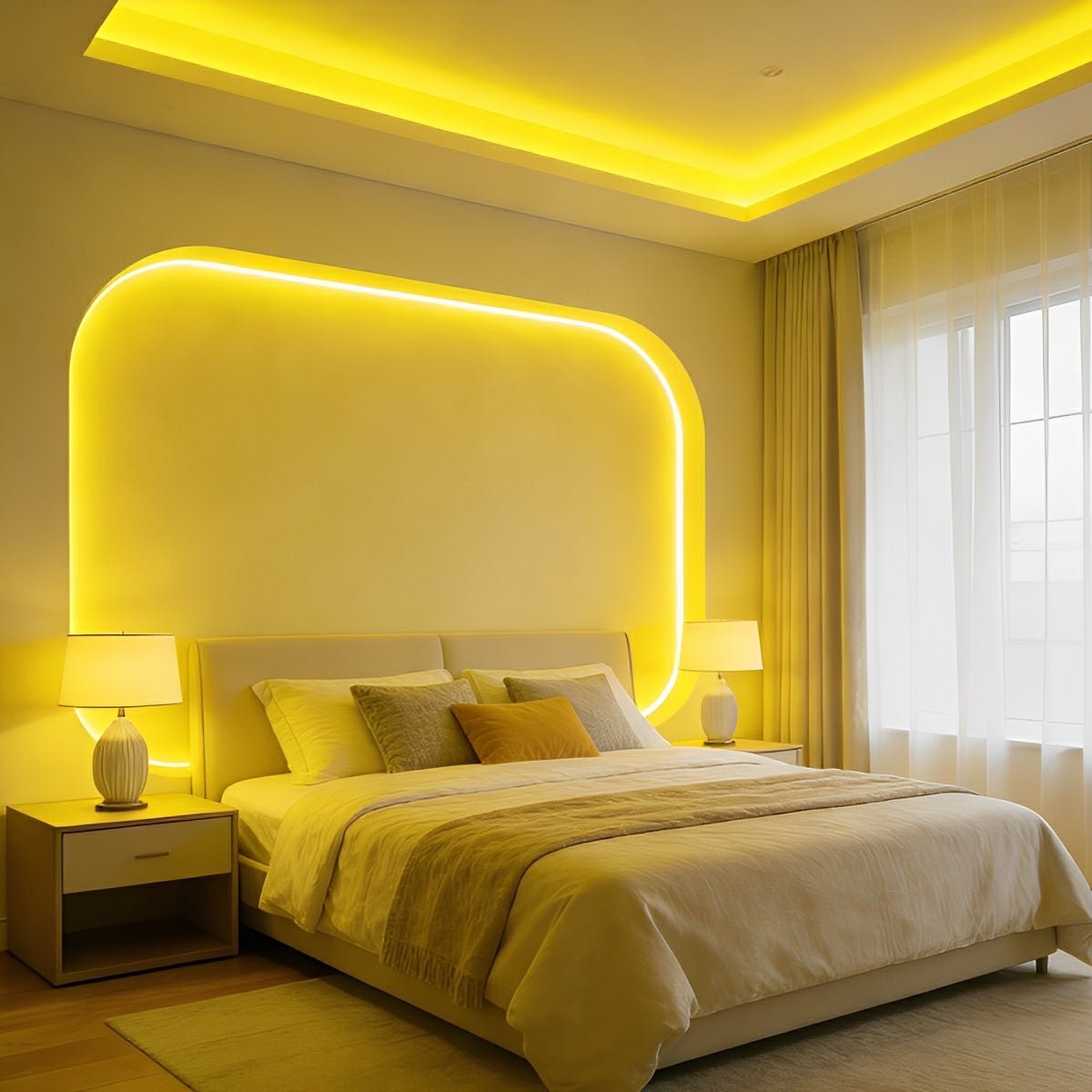 Flexibele LED-lichtstrip voor inbouwverlichting met 144 lampen per meter IP67 waterdicht dimbaar sfeerlicht | Sulvida