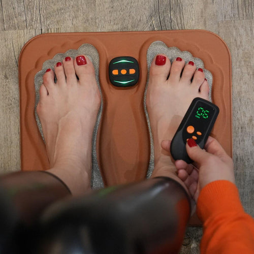 Appareil de massage des pieds NMES avec technologie à fibres de cuivre, pour soulager les picotements et se détendre à la maison | Sulvida