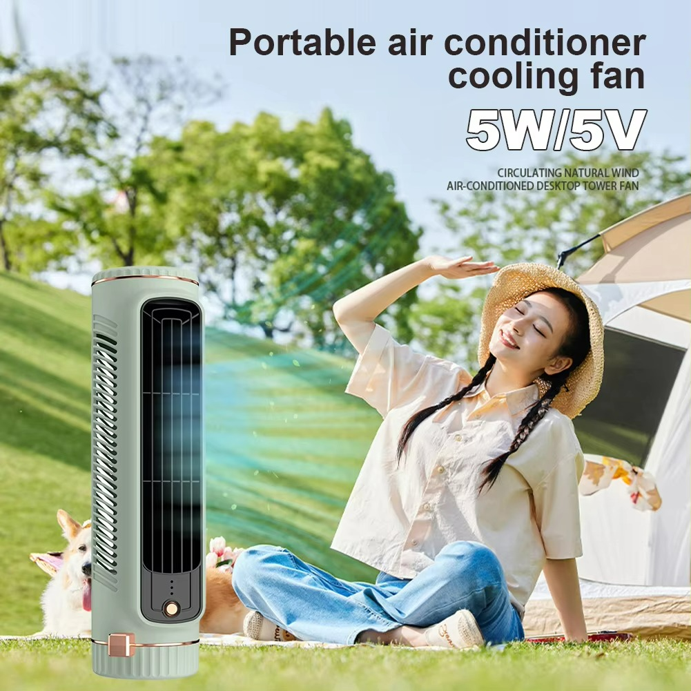 Bladloze Ventilator 360° Luchtcirculatie Koeling 32,8cm 5W Stil ABS Woonkamer Kantoor Tafelventilator | Sulvida