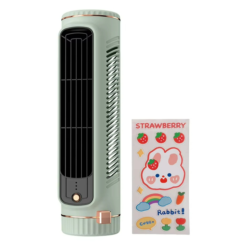 Bladloze Ventilator 360° Luchtcirculatie Koeling 32,8cm 5W Stil ABS Woonkamer Kantoor Tafelventilator | Sulvida