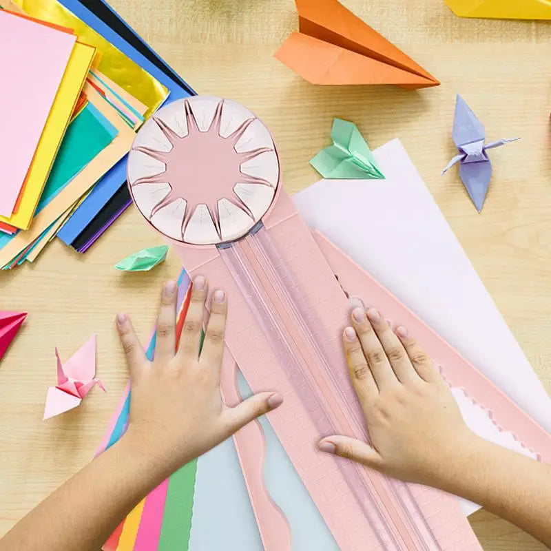 12-in-1 Papiersnijder met 360° Roteerbaar Mes Precisie Knipper Snijmat Kantoor Hobby Crafts Scrapbooking | Sulvida