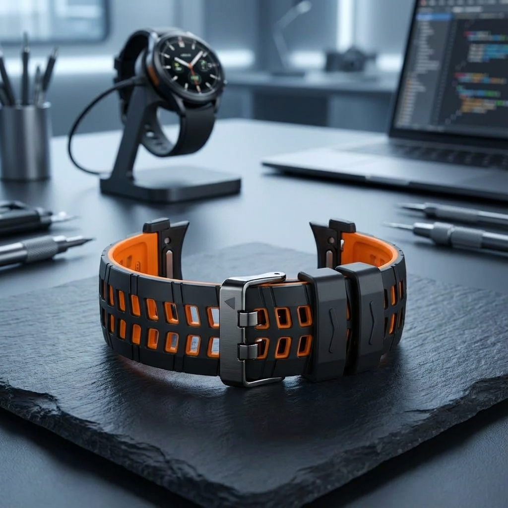 Bracelet sport pour Galaxy Watch Ultra & Ultra 2 (47mm) en plusieurs couleurs silicone de qualité supérieure confortable | Sulvida