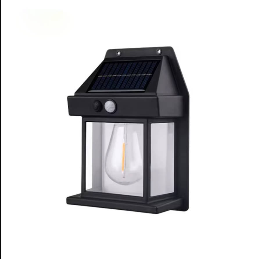 Zonne-energie wandlamp 2 stuks 8W buiten met bewegingssensor IP65 waterdicht 600 lumen tuinverlichting | Sulvida