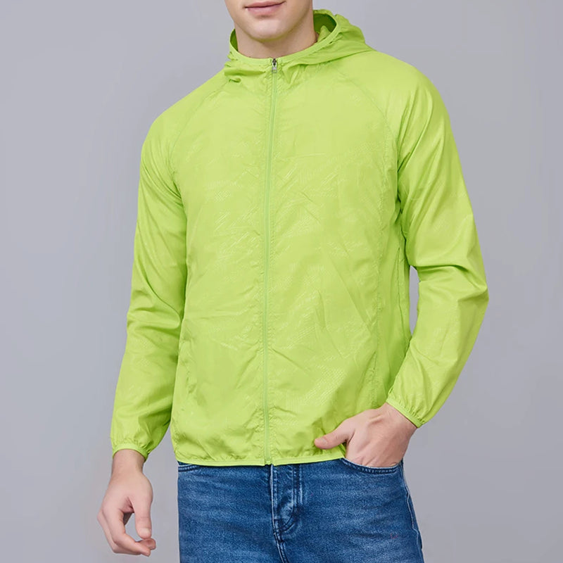 Veste softshell légère et imperméable, respirante et coupe-vent, pour la randonnée en extérieur, pliable, compacte et fonctionnelle | Sulvida