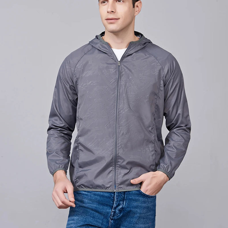 Veste softshell légère et imperméable, respirante et coupe-vent, pour la randonnée en extérieur, pliable, compacte et fonctionnelle | Sulvida