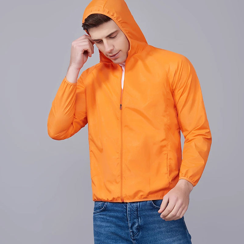 Veste softshell légère et imperméable, respirante et coupe-vent, pour la randonnée en extérieur, pliable, compacte et fonctionnelle | Sulvida