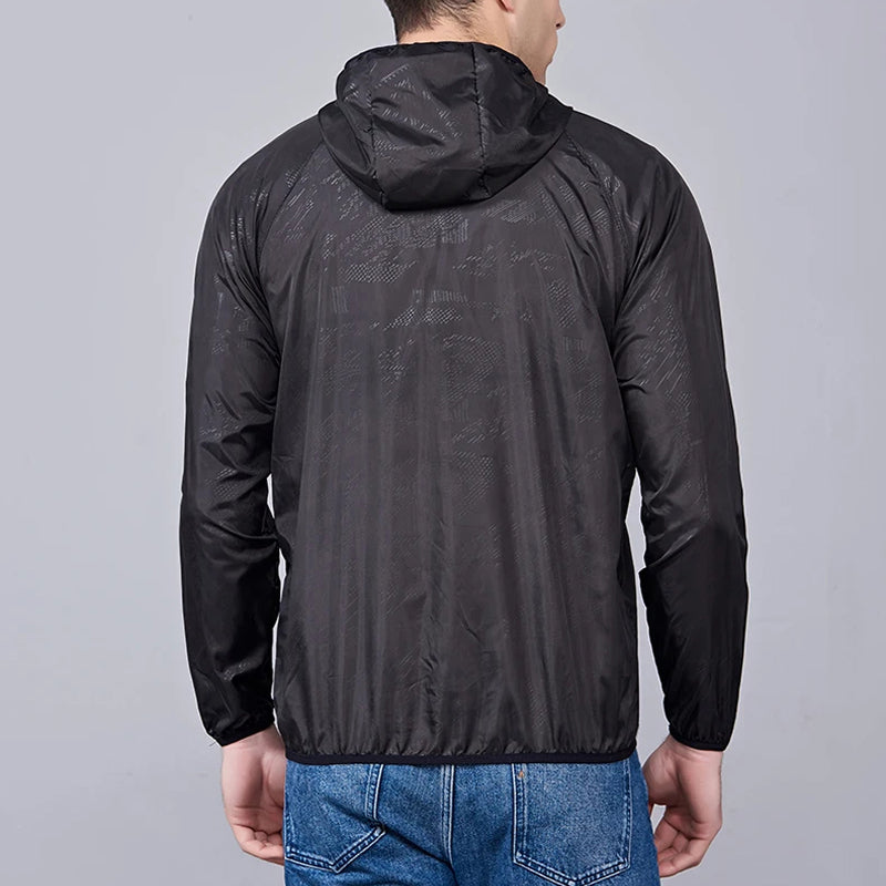 Veste softshell légère et imperméable, respirante et coupe-vent, pour la randonnée en extérieur, pliable, compacte et fonctionnelle | Sulvida