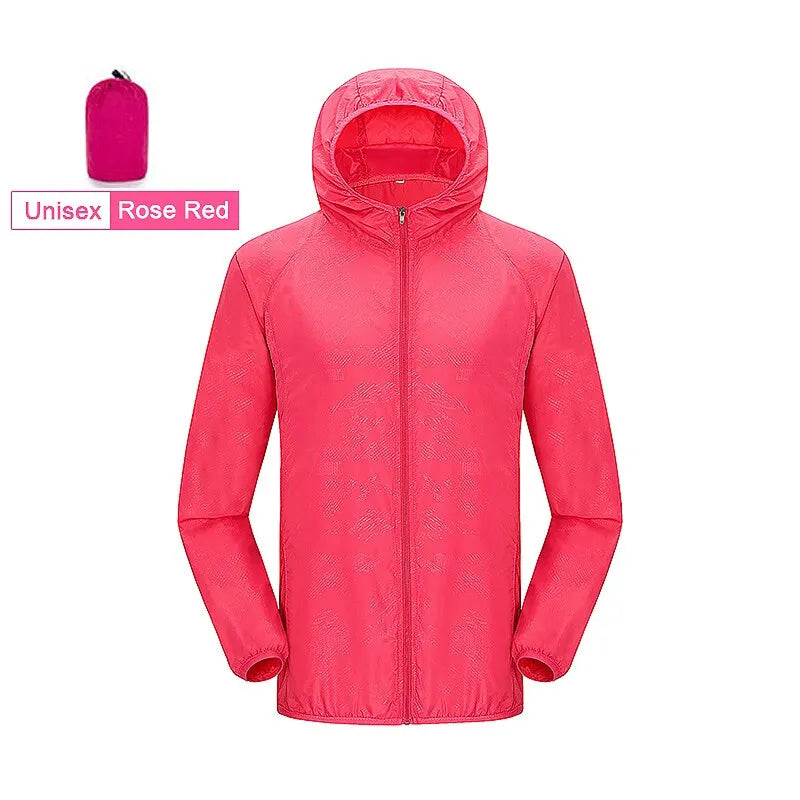 Veste softshell légère et imperméable, respirante et coupe-vent, pour la randonnée en extérieur, pliable, compacte et fonctionnelle | Sulvida