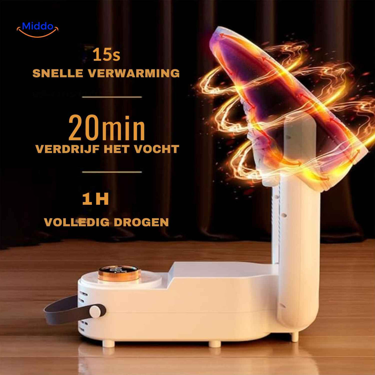 Schoenendroger Elektrisch Opvouwbaar 2 of 4 Droogbuizen Warmte 55-60°C Schoenen Laarzen Handschoenen | Sulvida
