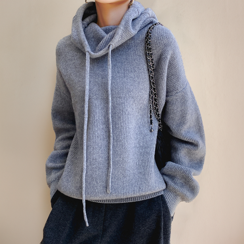 Oversized Merino Coltrui voor Dames – Zachte Wollen Trui met Lage Col en Brede Mouwen – Comfortabel & Warm | Sulvida