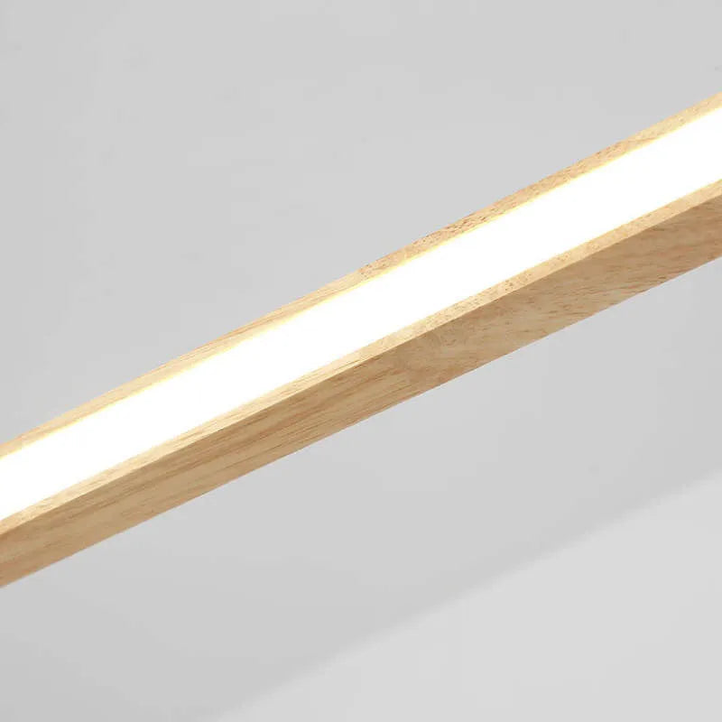 Ovale Hanglamp Hout Acrylic LED Dimbaar Eetkamer Woonkamer Keuken Moderne Scandinavische Verlichting | Sulvida