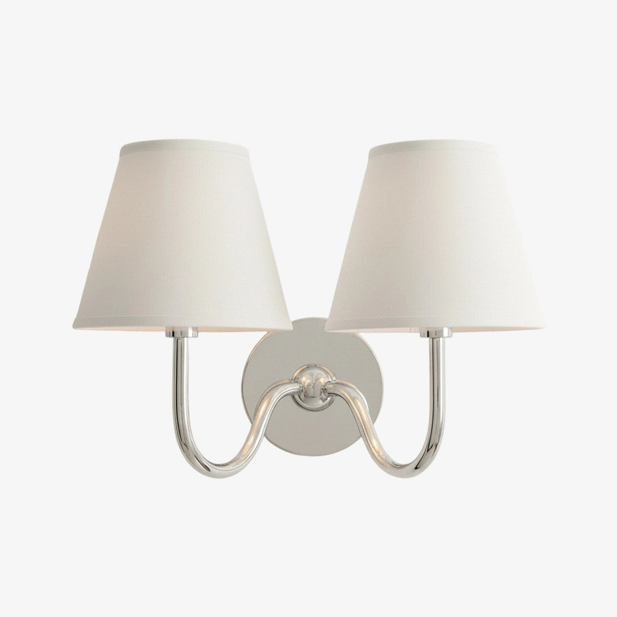 Wandlamp Linnen Kap Messing Armatuur Plissé of Glad Stof E12 Fitting Hardwired Decoratieve Verlichting | Sulvida