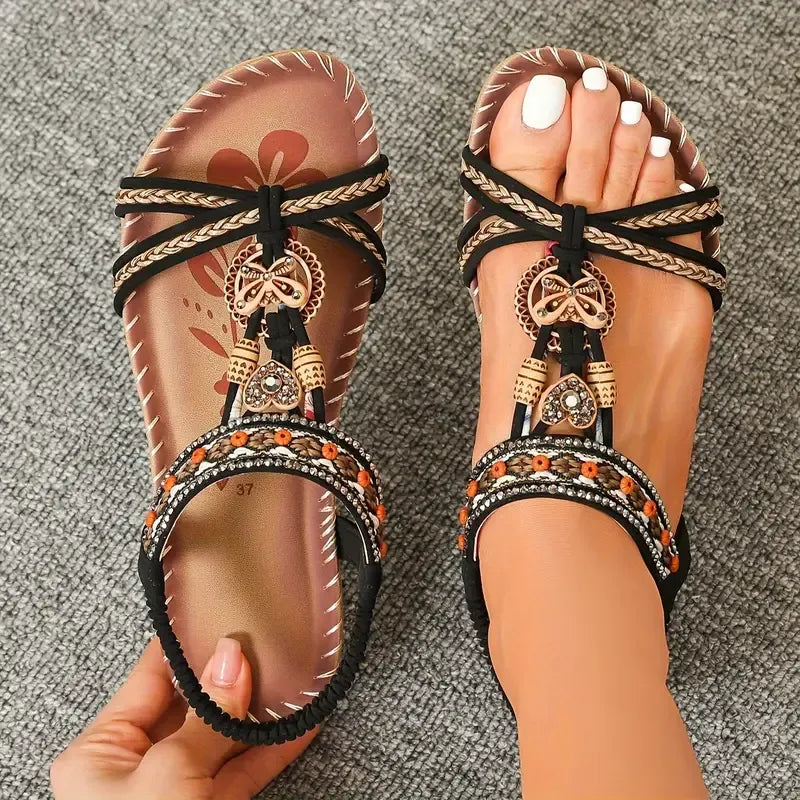 Orthopedische Damessandalen met Stability+ Zool Anatomische Voetsteun Zomerschoenen Antislip Sandalen | Sulvida