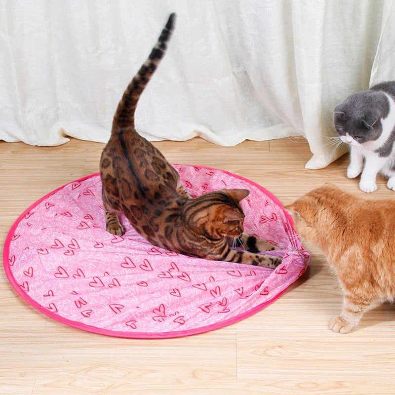 Interactieve Kattenspeelbal met Bewegingssensor en Automatische Rotatie Roze Groen voor Actieve Katten | Sulvida