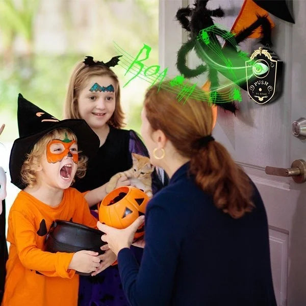 Elektronische Deurklok met Griezelig Oog Geluideffect Halloween Decoratie Trick or Treat Deurbel Accessoire | Sulvida