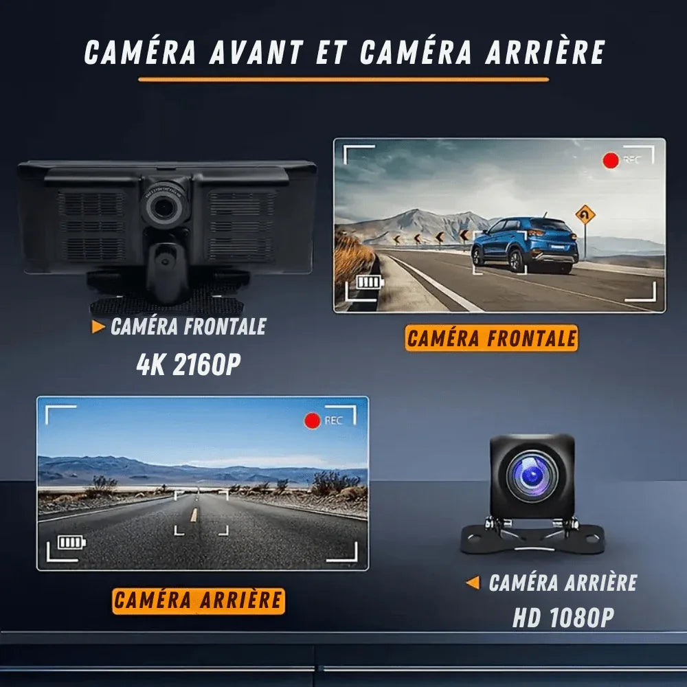 Auto Scherm met Apple CarPlay en Android Auto Full HD Camera Touchscreen Display voor Moderne Voertuigen | Sulvida