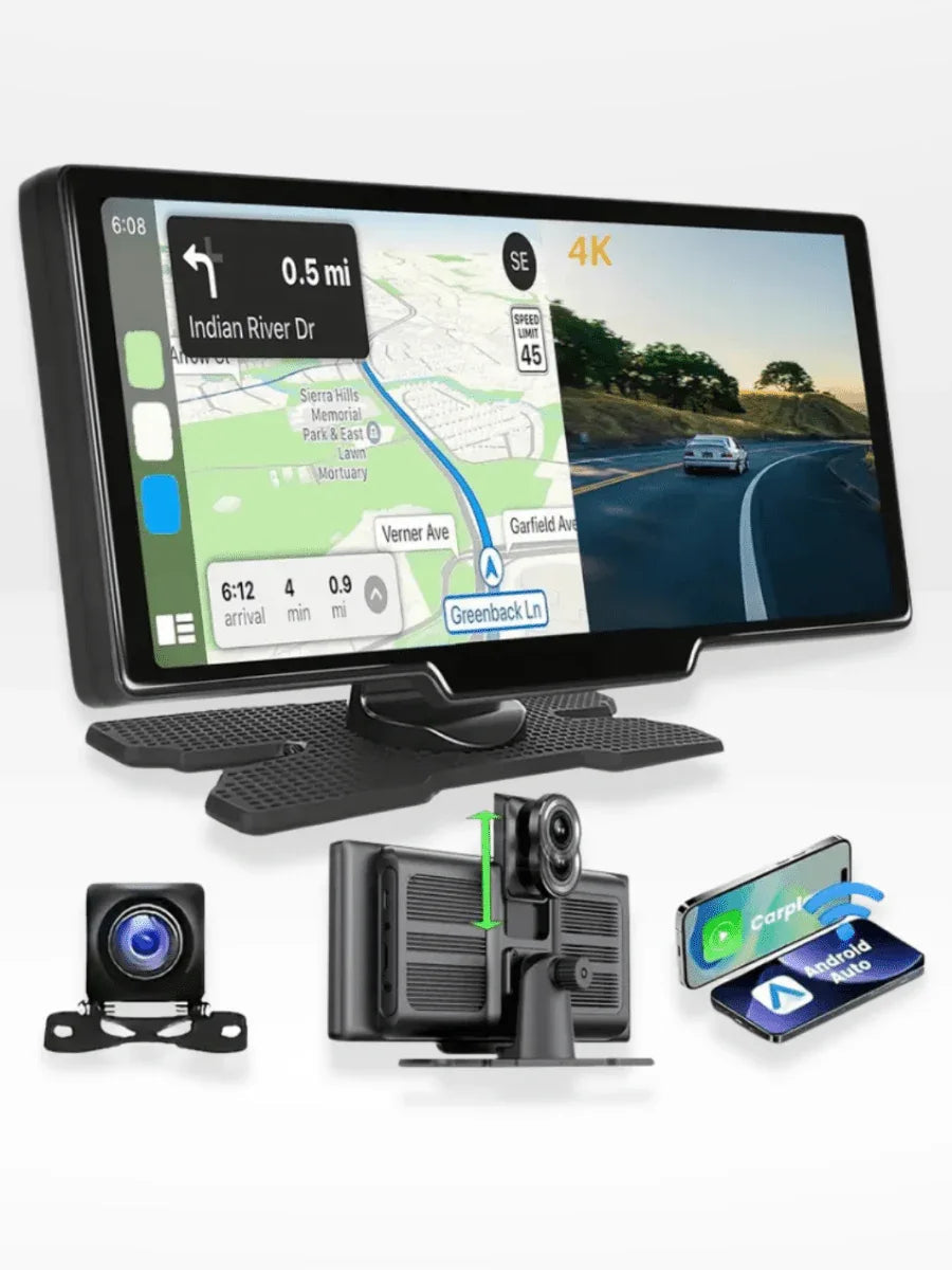Auto Scherm met Apple CarPlay en Android Auto Full HD Camera Touchscreen Display voor Moderne Voertuigen | Sulvida