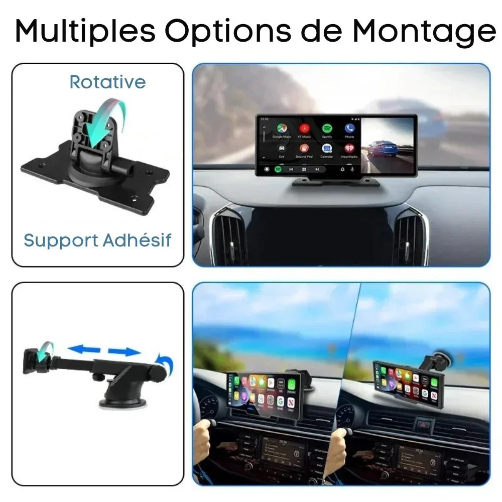 Auto Scherm met Apple CarPlay en Android Auto Full HD Camera Touchscreen Display voor Moderne Voertuigen | Sulvida