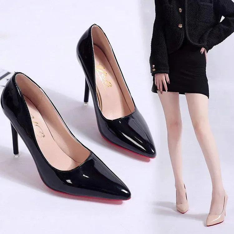 Dames Elegante Stiletto Pumps met Lage Instap en Hoge Hak voor Feest Bruiloft Party Avondkleding | Sulvida