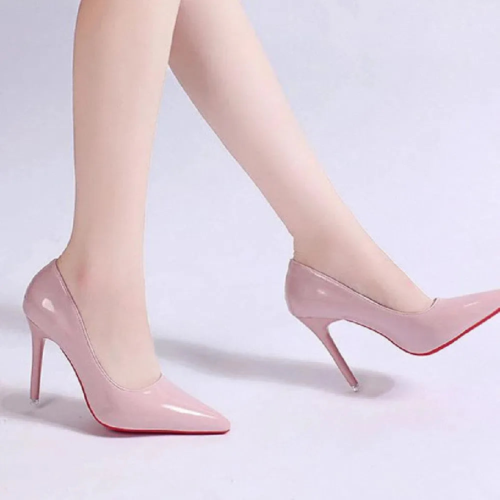 Dames Elegante Stiletto Pumps met Lage Instap en Hoge Hak voor Feest Bruiloft Party Avondkleding | Sulvida