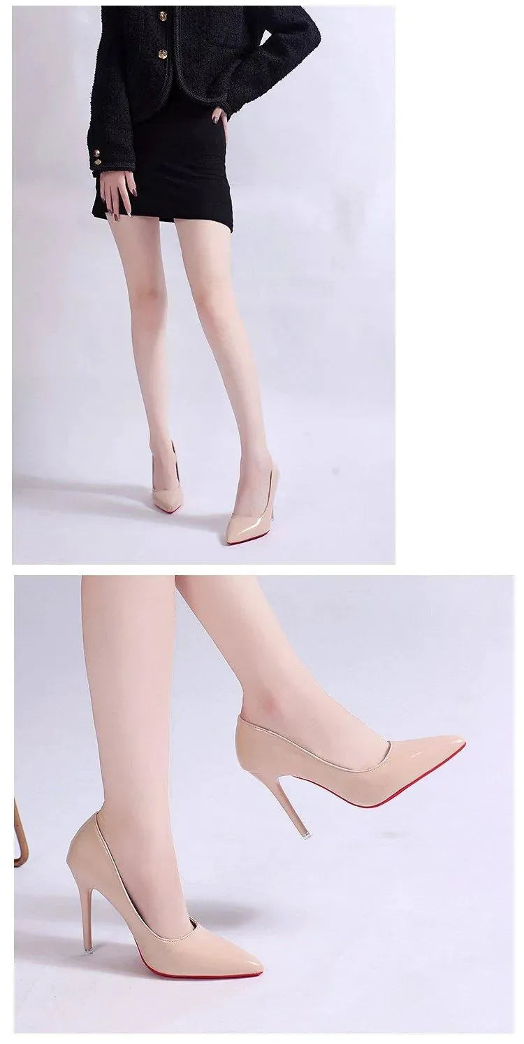 Dames Elegante Stiletto Pumps met Lage Instap en Hoge Hak voor Feest Bruiloft Party Avondkleding | Sulvida