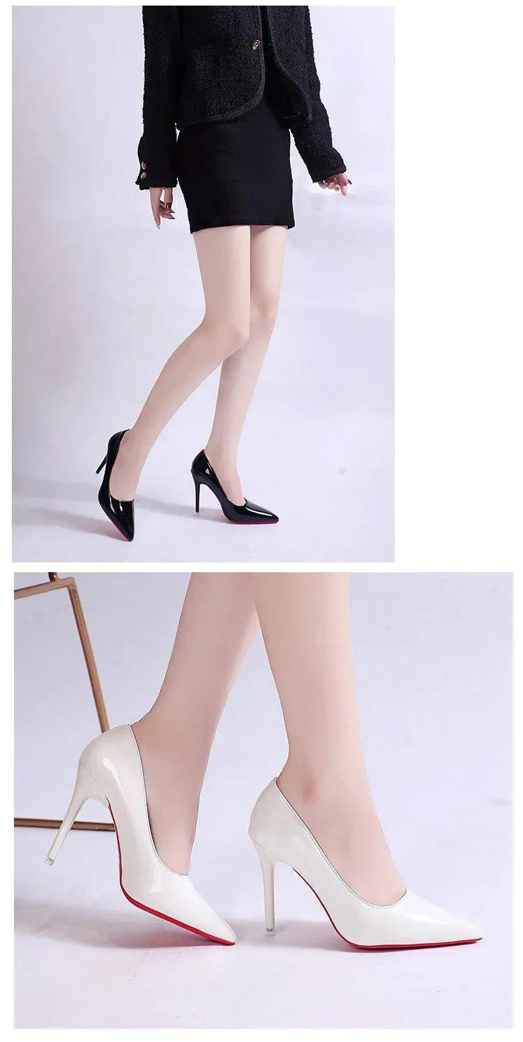Dames Elegante Stiletto Pumps met Lage Instap en Hoge Hak voor Feest Bruiloft Party Avondkleding | Sulvida