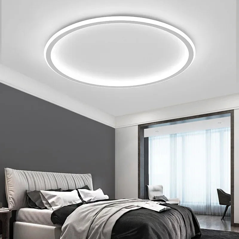 Scandinavische Ronde LED Plafondlamp Modern Design Verstelbare Lichtkleur Dimbaar met Afstandsbediening | Sulvida