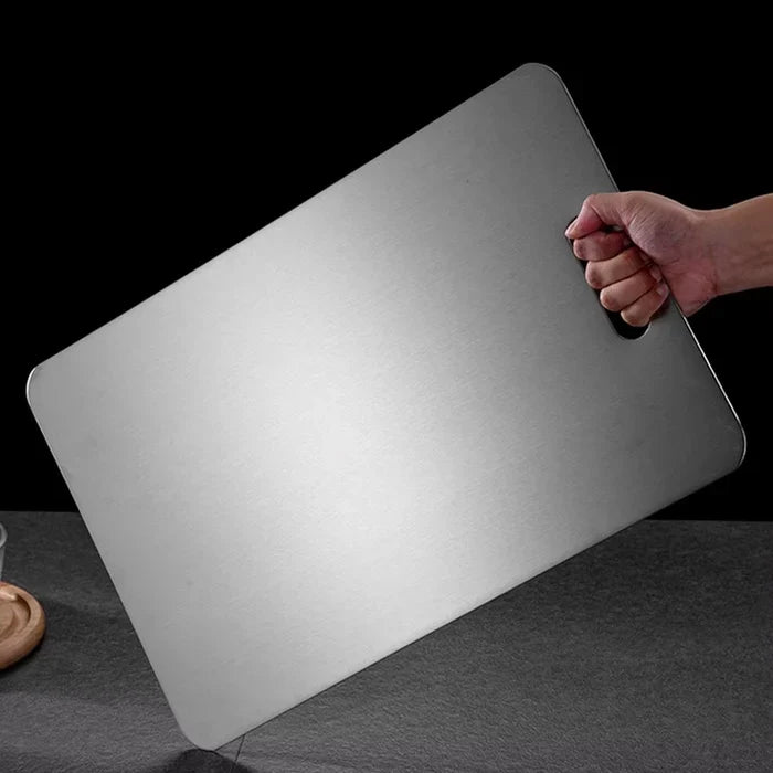 Titanium Snijplank Antibacterieel & Niet-Poreus | Modern Keukendesign voor Hygiënisch Snijden | Messenbestendig | Sulvida
