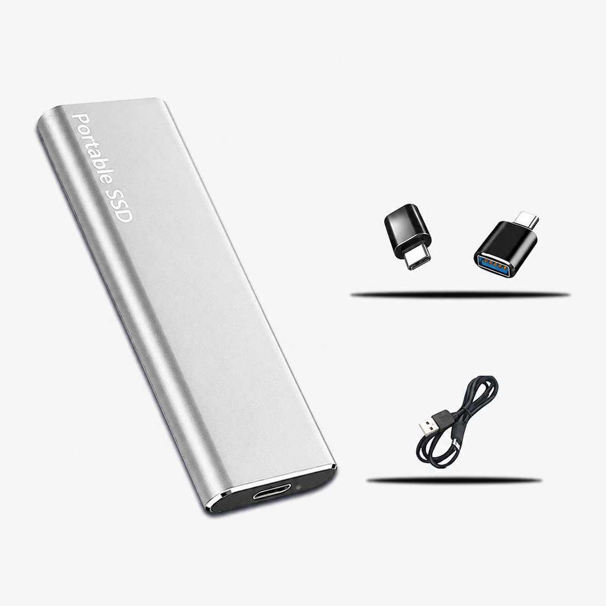 Externe harde schijf 4TB USB-C draagbare gegevensopslag betrouwbare plug-and-play voor laptop en desktop | Sulvida
