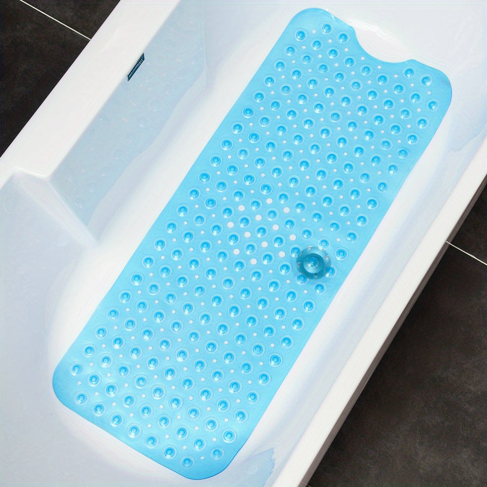 Badmat Antislip Extra Lang 101×40 cm met Zuignappen voor Bad en Douche Veilig Hygiënisch Badkameraccessoire | Sulvida