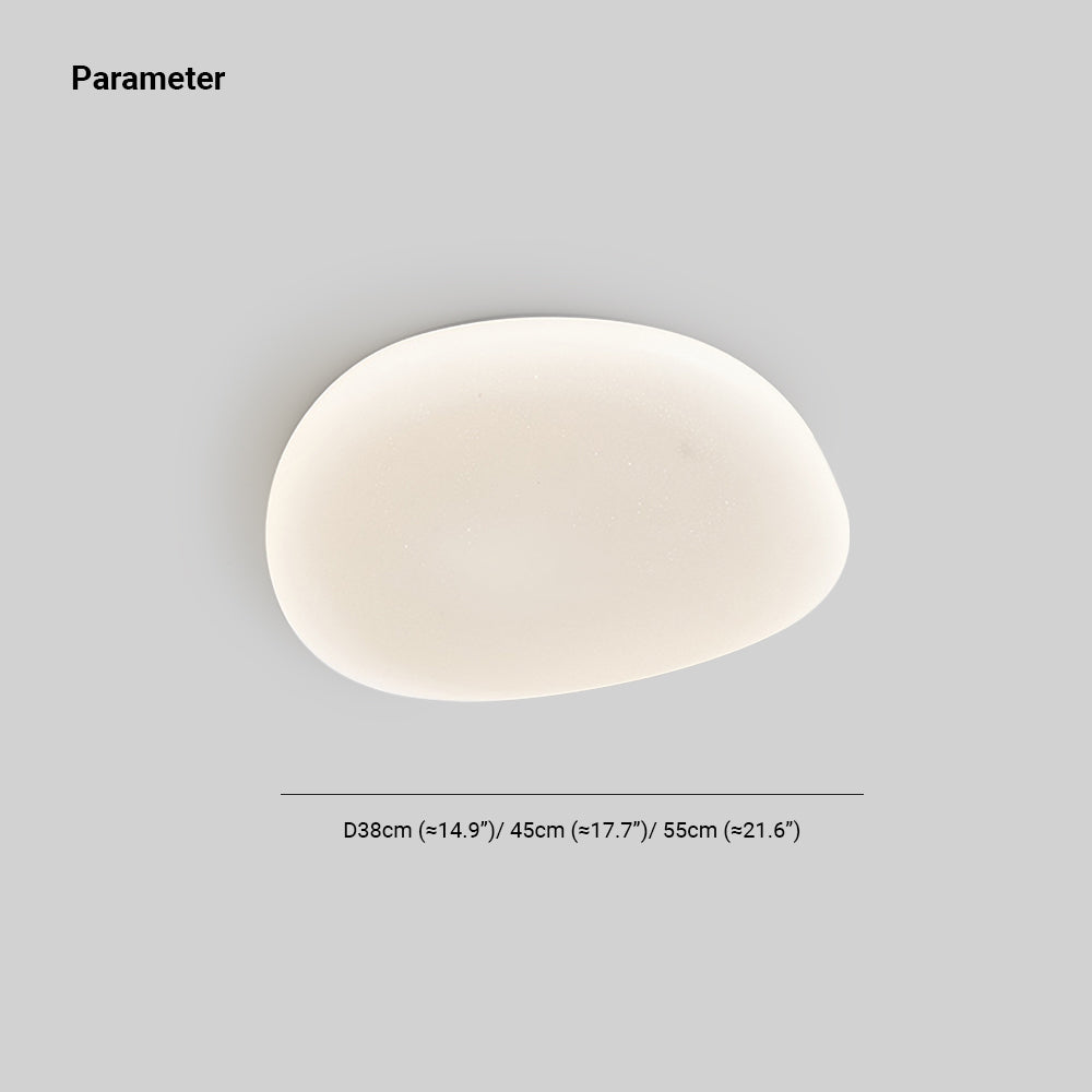 LED Plafondlamp Organische Vorm Metaal PE Dimbaar 3 Kleurtemperaturen Modern Design Woonkamer Slaapkamer Eetkamer | Sulvida