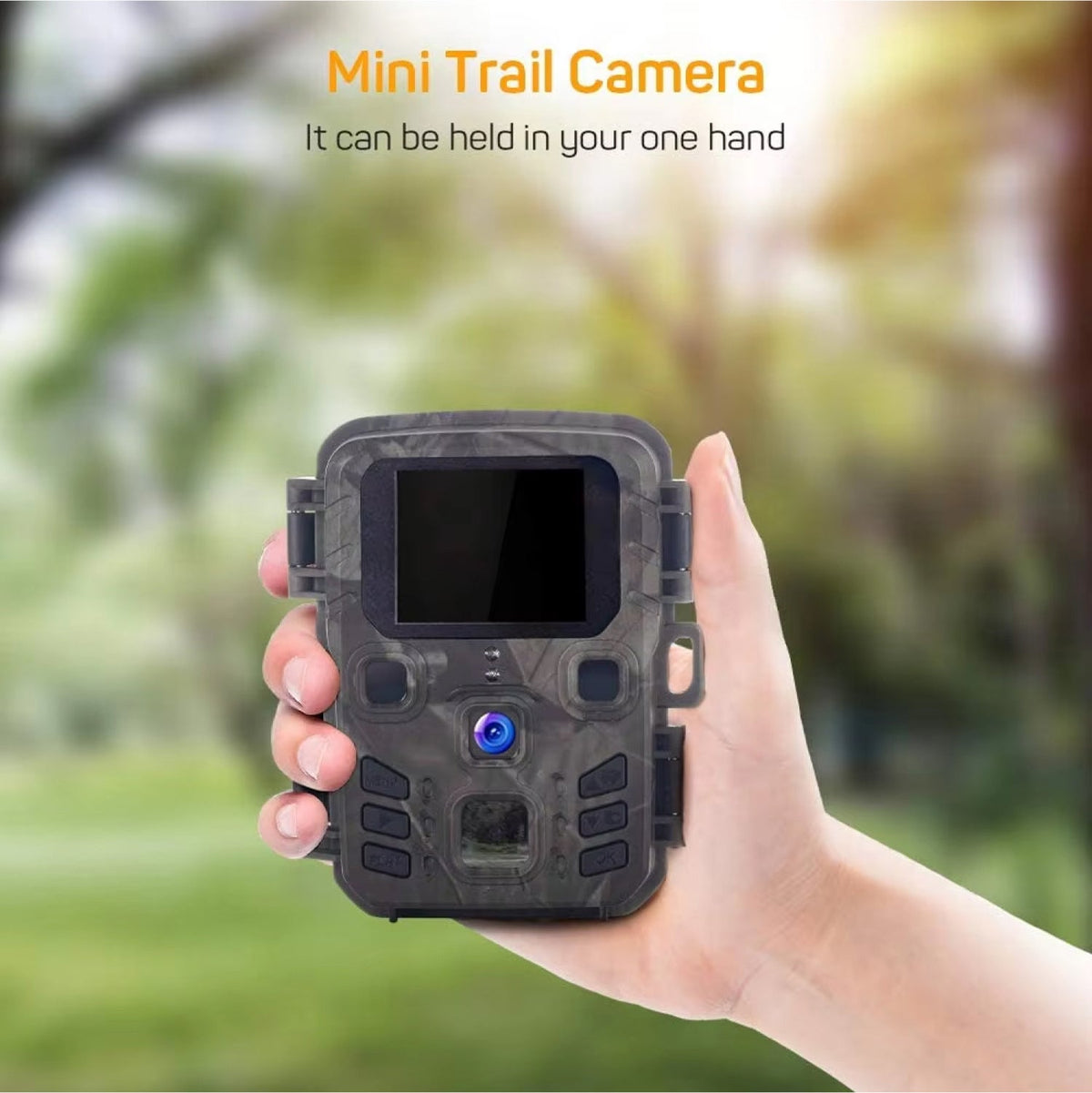 Caméra de chasse Wi-Fi avec vision nocturne, 20MP, 1080P, détection de mouvement, étanche, carte mémoire de 32GB, photographie de la nature | Sulvida