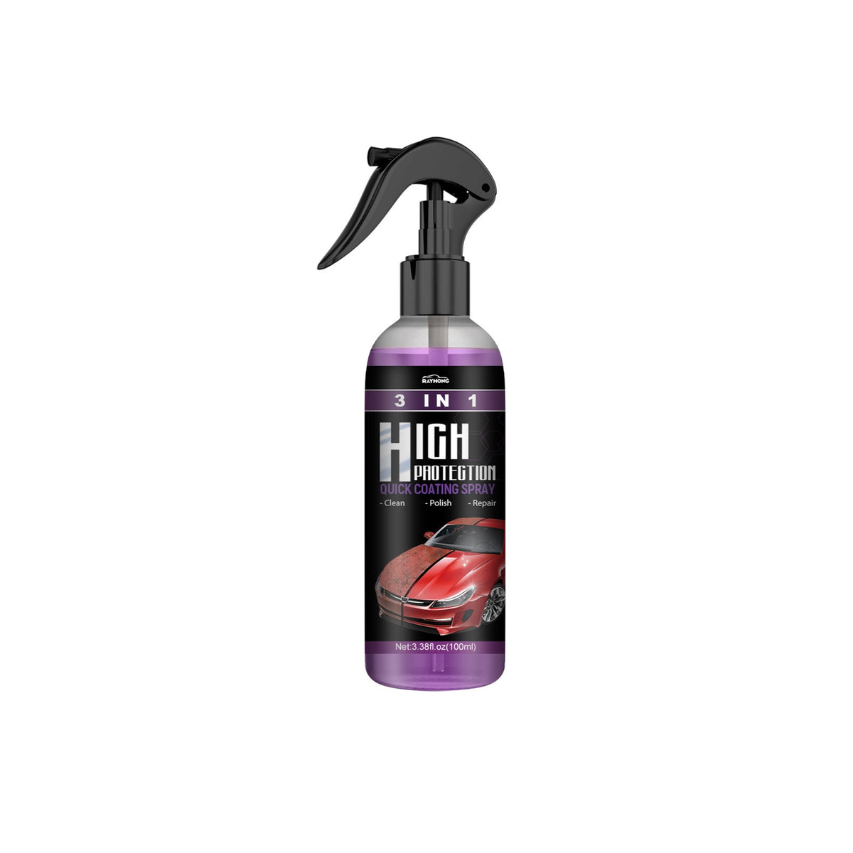 Auto Coating Spray 3-in-1 Bescherming UV-Bestendig Waterafstotend Krasbescherming Autolak Verzorging | Sulvida