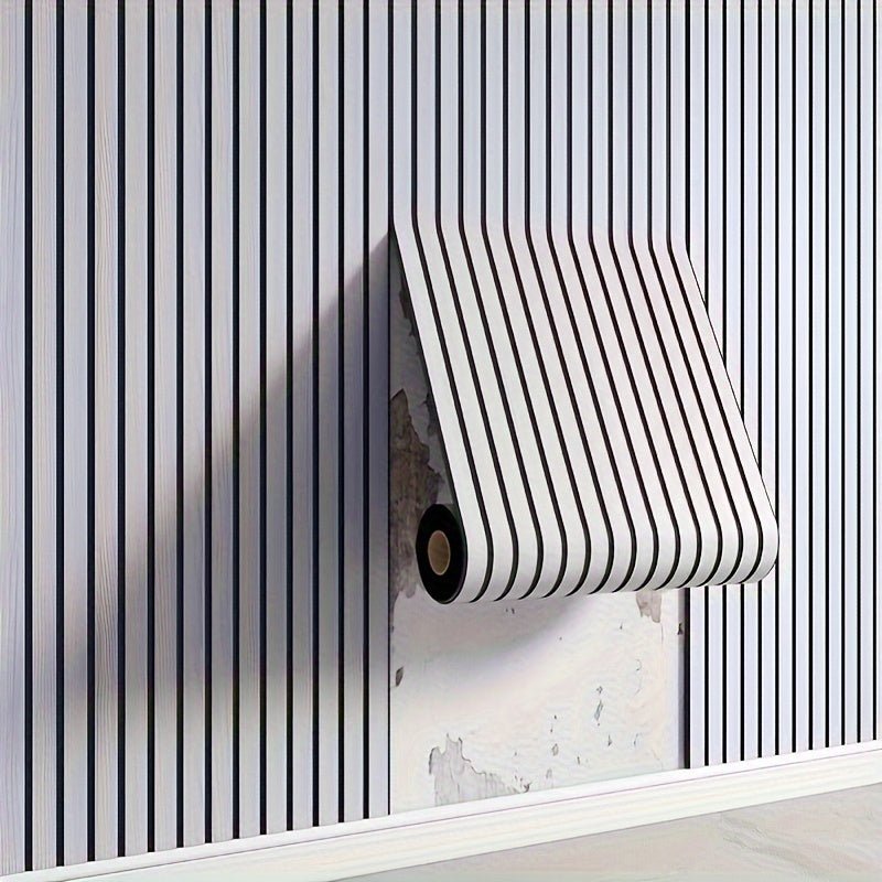 Panneaux muraux autocollants aspect bois, structure 3D, revêtement mural en PVC pour rénovation et décoration intérieure | Sulvida