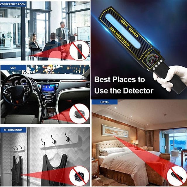 Privacybeschermer met Camera & GPS Detector voor Veiligheid Thuis Onderweg Hotel Kleedkamer Anti-Spionage | Sulvida