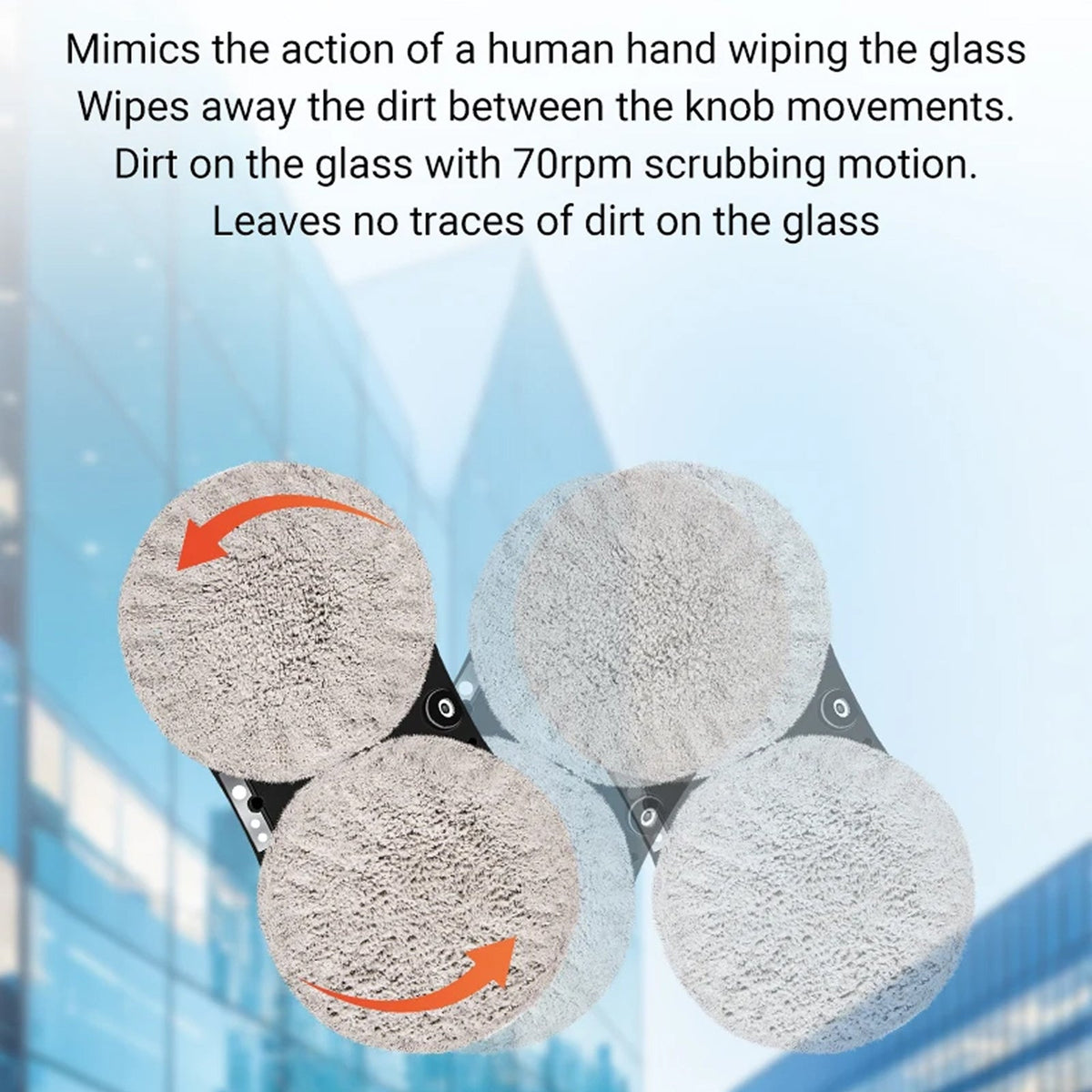 Robot lave-vitres intelligent avec planification d’itinéraire par IA, système d’alimentation en eau automatique, puissance d’aspiration de 2800pa, laveur de vitres | Sulvida