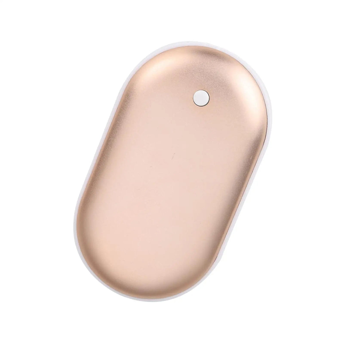 Oplaadbare Handwarmer USB 5000mAh Goud Dubbelzijdig Verwarmend Compacte Handverwarmer voor Koude Handen | Sulvida